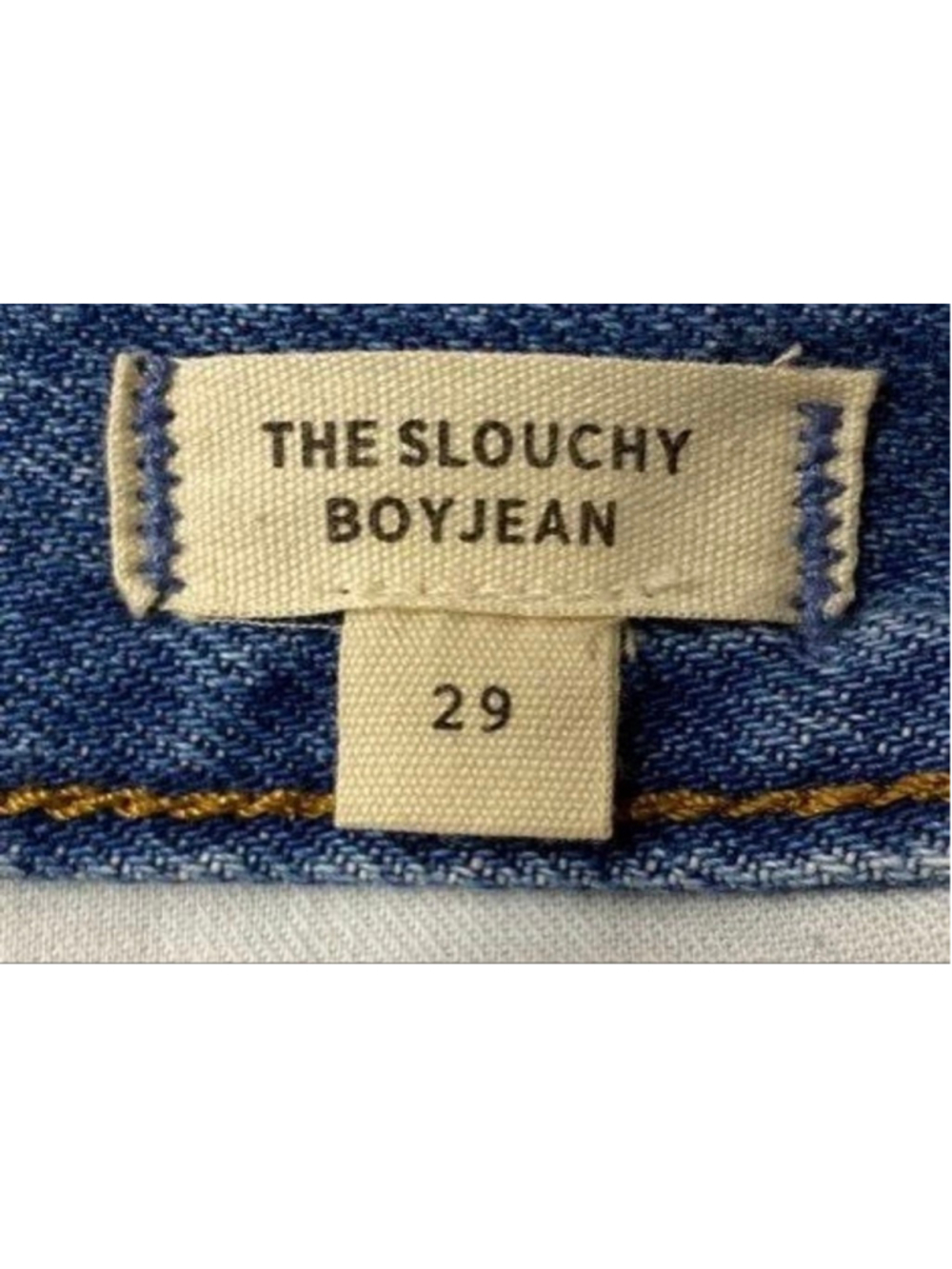 Women's Madewell Blue The Slouchy Boyjean Jeans Size 29 - Picture 4 of 4